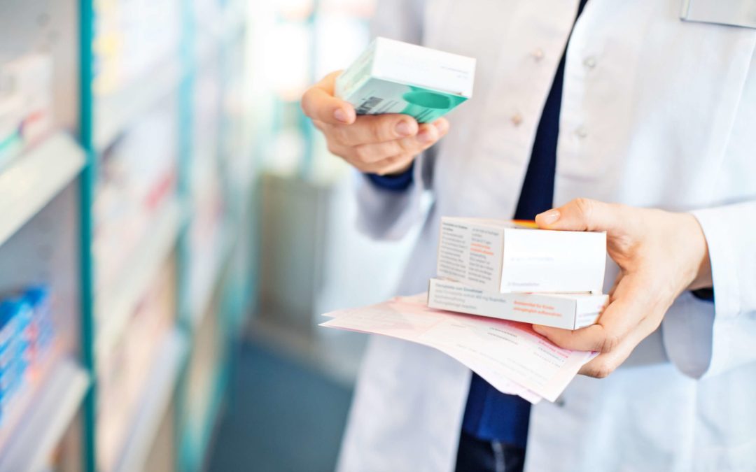 Pharmacist Holding Medication